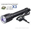 IP68 Underwater Black Light Flashlight